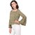 Purys Women Green Solid Regular Top