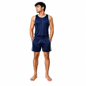 Stylish Men Sleeveless Gym Vest  Shorts Set  Comfortable Daily Wear  Sports Combo