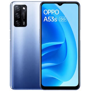 (Refurbished) Oppo A53S, 5G (8GB RAM, 256GB Storage, Blue) Superb Condition, Like New