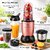 Double Safety Nutri Blender 500W with 4 Jars | Copper Finish Mixer Grinder | Smoothie Maker, Chutney & Grinding Jar | Heavy Duty Motor, Compact Design | 2-Year Warranty