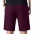 Solid, Self Design Men Purple Casual Shorts