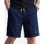 Self Design Men Blue Casual Shorts