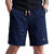 Self Design Men Blue Casual Shorts
