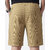 Solid, Self Design Men Beige Casual Shorts