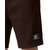 Solid, Self Design Men Brown Casual Shorts