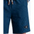 Solid, Self Design Men Dark Blue Casual Shorts
