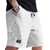Solid, Self Design Men White Casual Shorts