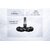 Wireless Bluetooth Neckband Earphones, Black and Red, with Inline Controls and Magnetic Earbuds (Black)