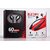 Wireless Bluetooth Neckband Earphones, Black and Red, with Inline Controls and Magnetic Earbuds (Black)