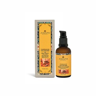 Jivanta Chandraglow Fluid Sunscreen SPF 50 PA++++, UVA  UVB Protection  50ml
