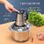 Steel Meat Grinder 2 Liter with Handle - Stainless Steel Electric Meat Grinder Machine with Bowl for Kitchen - Heavy Dut