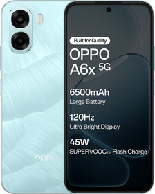OPPO A6X  5G (4GB RAM , 128GB Storage ,  Ice Blue)