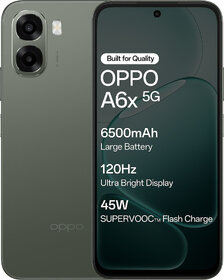 OPPO A6X  5G (6GB RAM , 128GB Storage , Olive Green)