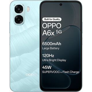 OPPO A6X  5G (4GB RAM , 128GB Storage ,  Ice Blue)