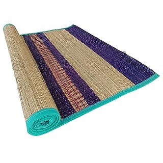 Koram Pai  Kora Natural Handwoven Yoga  Sleeping Multi-Color Multi-Design 6 Feet 1 Qty