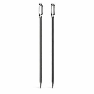 Sack Needle Heavy Duty Large Eye Needles for Burlap Canvas Jute Fabric Sewing Upholstery Repair Crafting (2)