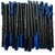 Ajay Enterprises Pack of 100 Blue Ball Pens | Smooth Writing Fine Tip Ballpoint Pens, Black Body