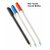 Ajay Enterprises Pack of 100 Blue Ball Pens | Smooth Writing Fine Tip Ballpoint Pens, Black Body