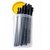 Ajay Enterprises Pack of 100 Blue Ball Pens | Smooth Writing Fine Tip Ballpoint Pens, Black Body