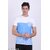 Fidato Men's Round Neck Half Sleeves Multicolor Tshirt (FDMARNC93)