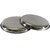 Stainless Steel Plates  Traditional  Authentic  Your Kitchen with Plates, 29x29x3.5 cm, 700 gm Weight, 2 Qty