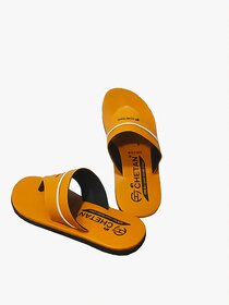 Yellow Stylish Premium Slippers For men