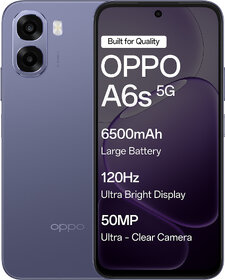 OPPO A6s 5G (4GB RAM, 128GB Storage, Plum Purple)