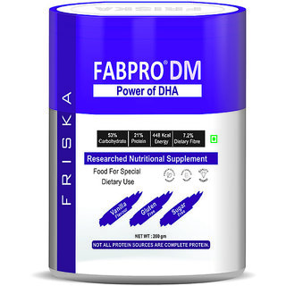 Friska Fabpro DM Power of whey Balance Nutrition for Diabetes care Flavour Vanilla - 200gm