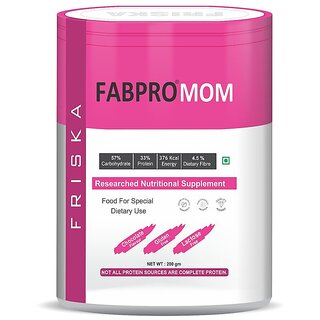 Friska Fabpro Mom Nutritional supplemen 33 Whey Protein Flavour Chocolate -200gm