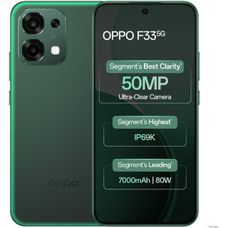 OPPO F33 5G (8GB RAM, 256GB Storage, Forest Green)