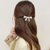 Blubby Pearl Stone Bow Hair Claw Clip Clutcher Hair Accessory for Women  Girls