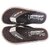 Men Printed Brown Thong Flip-Flops