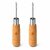 Leather Chappal Stitching Tool Needle Awl Repair Hand Tool With Wooden Handle 2Qty