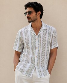 Ecostyle men's printed short sleeves shirt