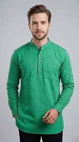 Ecostyle Men's Long Sleeve Short Kurta.