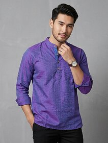 Ecostyle Men's Long Sleeve Short Kurta