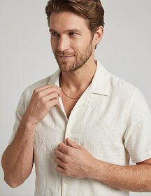 Ecostyle Men's Embroidered Short Sleeve Shirt