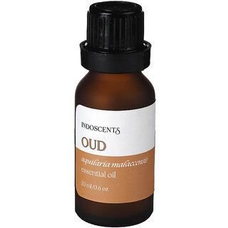 Indoscents Oud Essential Oil 20ml  Aromatherapy Oil for Diffuser, Home Fragrance, Spa, Meditation  Relaxation