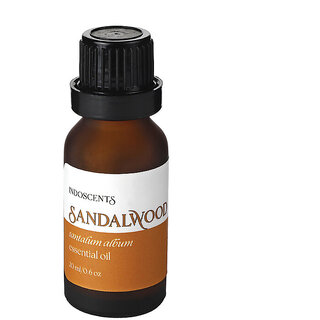 Indoscents Sandalwood Essential Oil 20ml  Aromatherapy Oil for Diffuser  Home Fragrance