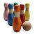 Tantrums Wooden Mini Bowling Pins Toy Set (2 Years+) - Non Toxic| Indoor & Outdoor Fun Learning Game| Light Weight & Easy to Carry Bowling Game Set for Kids | Handcrafted Bowling Game Set for Kids