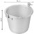 Aluminium Water Bucket, 7.5 Liter Capacity, 32.5x28x23.5 cm, Lightweight Metal Bucket for  Kitchen Garden, 2 Qty