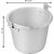 Aluminium Bucket, BIS Certified, 11.5 litres Capacity, Silver, Metal Construction, Home Use , 2 Qty