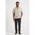 Ecostyle mens embroidered khadi cotton casual shirt