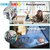 ELECDON 2 Pack Door Draft Stopper's Under Door Draft Blocker Soundproof Door Sweep Weather Stripping for Doors W White
