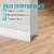 ELECDON 2 Pack Door Draft Stopper's Under Door Draft Blocker Soundproof Door Sweep Weather Stripping for Doors W White