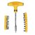 21pcs Socket & Bits Set T Shape Screwdriver Handle with multifunctional screwdriver bits