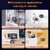 Vaccum Magnetic Phones Holder Magnetic Car Phone MountHands-Free Suction Cup Phones Holder for Car/Gym/Mirror/ShowerMount Compatible All Mobile Phones Holder