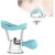 Eye Wash Cup Kit - Silicone Eye Cleaning Cup with Air Valve Eye Drop Guide for Effective Eye Cleansing Soothing Tired Eyes Travel-Friendly Eye Wash Bath Kit (Multicolor)