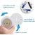 Adhesive LED Light with Remote Control Set of 3| 1W LED Puck Lights Dimmable Wireless Under Cabinet Lighting Touch Sensor Control Night Lamp for Cabinet Wall| Kitchen Closet Illumination-1PCS