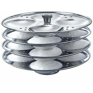 Ahina Steam Your Way to Perfection  Stainless Steel Idli Maker for Soft, Fluffy Idlis